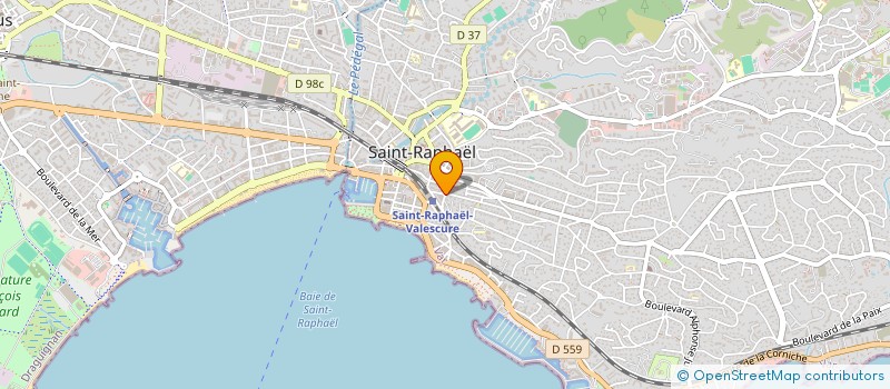 localisation de l'entreprise FREDERIC MISTRAL à SAINT-RAPHAEL