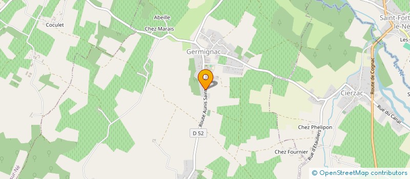 localisation de l'entreprise FREDERIC MOREAU - GENERALE DU BATIMENT  GERMIGNAC