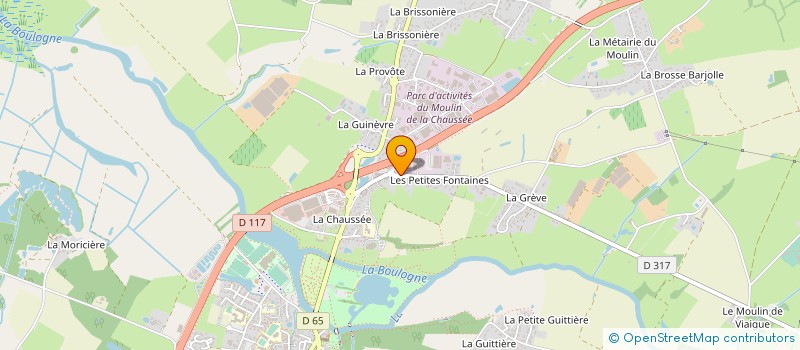 localisation de l'entreprise FREDERIC MOREAU, OLIVIER FRISON ET JEAN-CHARLES GERARD-VEYRAC, NOTAIRES ASSOCIES à SAINT-PHILBERT-DE-GRAND-LIEU