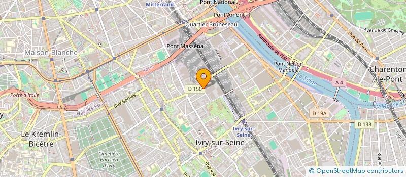 localisation de l'entreprise FREDERIC MOULE SARL  IVRY-SUR-SEINE