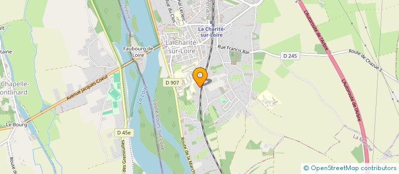 localisation de l'entreprise FREDERIC PAYEN  LA CHARITE-SUR-LOIRE