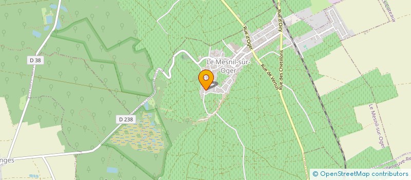 localisation de l'entreprise FREDERIC PERNET  LE MESNIL-SUR-OGER