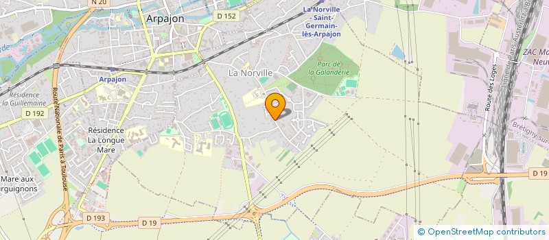 localisation de l'entreprise FREDERIC PIERRE à ARPAJON
