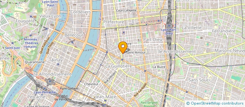 localisation de l'entreprise FREDERIC PRAS ET ASSOCIES  LYON 3EME