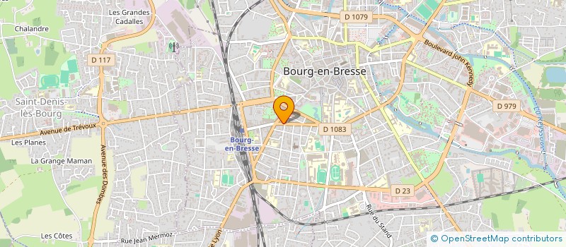 localisation de l'entreprise FREDERIC PUIG PARTICIPATION  BOURG-EN-BRESSE