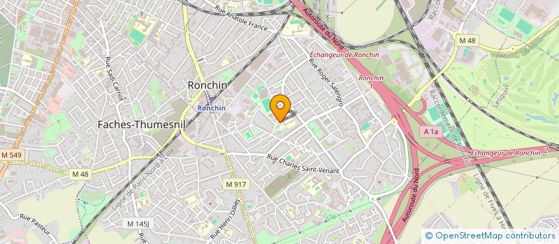 localisation de l'entreprise FREDERIC ROUARD ELECTRICITE GENERALE à RONCHIN