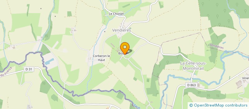 localisation de l'entreprise FREDERIC ROY  VENDIERES