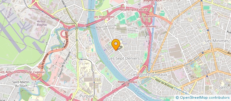localisation de l'entreprise FREDERIC SALOME à TOULOUSE
