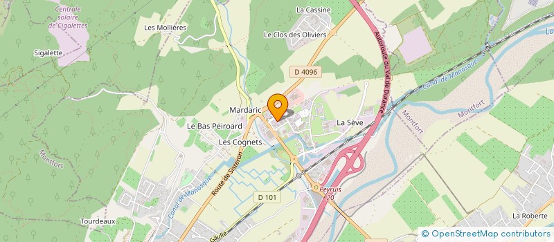 localisation de l'entreprise FREDERIC SAUVY à PEYRUIS