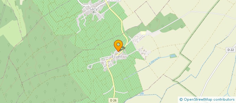 localisation de l'entreprise FREDERIC SAVART  ECUEIL