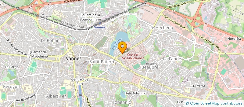localisation de l'entreprise FREDERIC SERBIN à VANNES