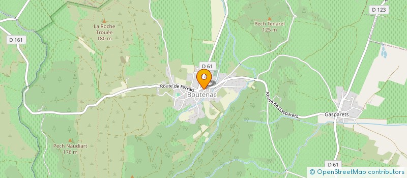 localisation de l'entreprise FREDERIC SERRANO ELECTRICITE GENERALE  BOUTENAC