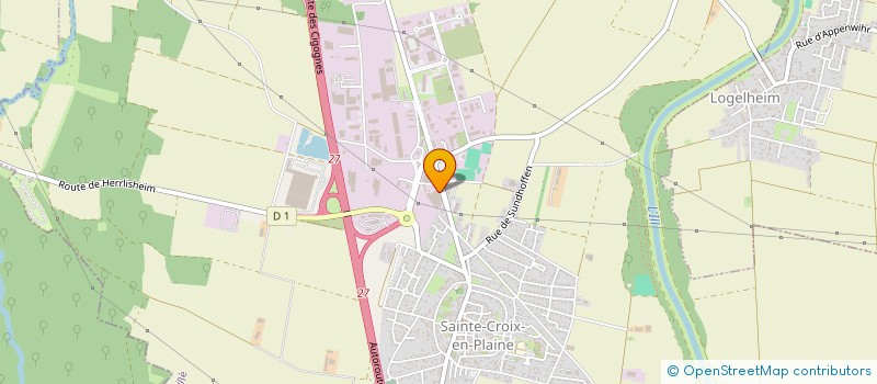 localisation de l'entreprise FREDERIC SERVICES  SAINTE-CROIX-EN-PLAINE