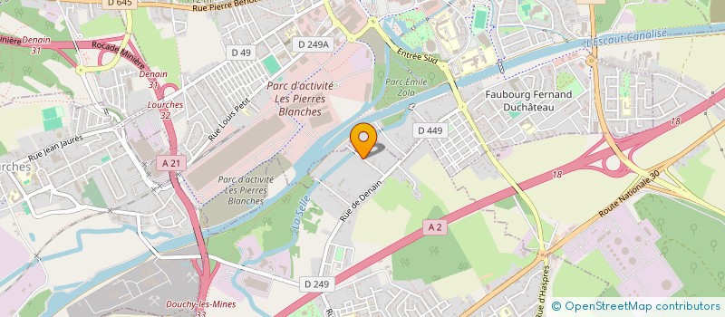 localisation de l'entreprise FREDERIC SZNEIDER à DOUCHY-LES-MINES