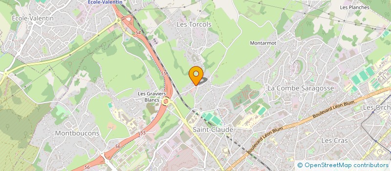 localisation de l'entreprise FREDERIC TISSI INVESTISSEMENTS FTI  BESANCON