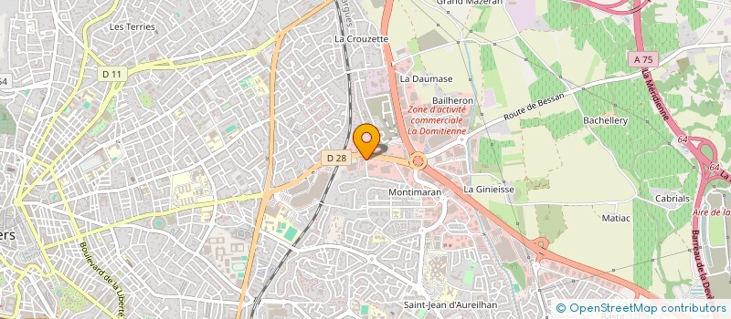 localisation de l'entreprise FREDERIC VIDAL ET JENNIFER GASQUEZ NOTAIRES ASS.  BEZIERS