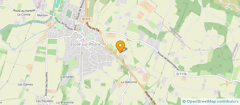 localisation de l'entreprise FREDERIC VIONNET CONSEIL à ETOILE-SUR-RHONE