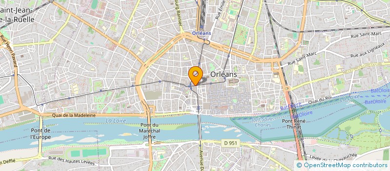localisation de l'entreprise FREDERICA SA  ORLEANS