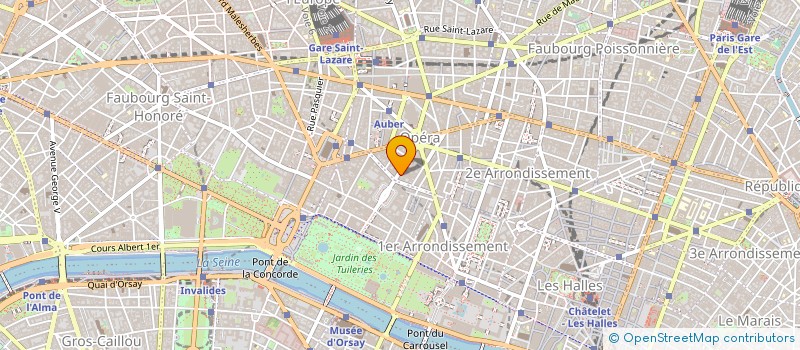 localisation de l'entreprise FREDERICK LACK TRAVEL SERVICE à PARIS