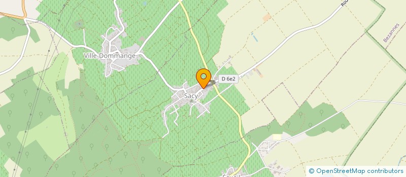 localisation de l'entreprise FREDERIQUE DEGENNE  SACY