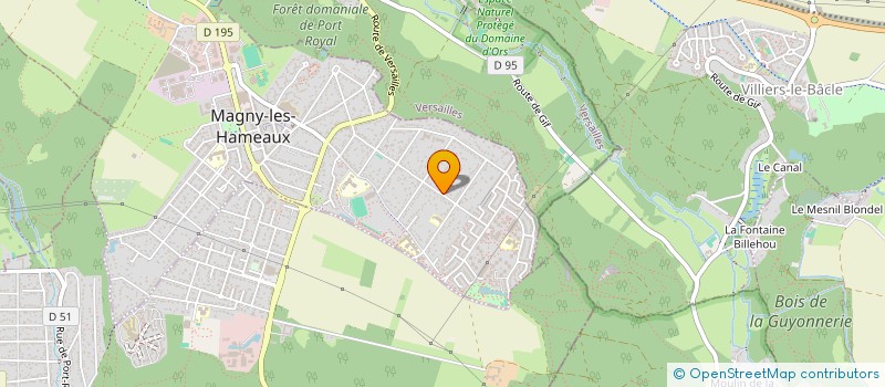 localisation de l'entreprise FREDERIQUE KORZINE CONSEILS à VERSAILLES