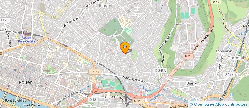 localisation de l'entreprise FREDERIQUE PETIT ARCHITECTURE  ROUEN