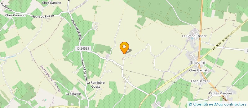 localisation de l'entreprise FREDETHIE  MORTAGNE-SUR-GIRONDE