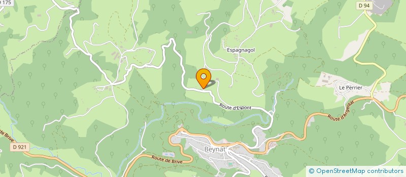 localisation de l'entreprise FREDEVALENTIN  BEYNAT