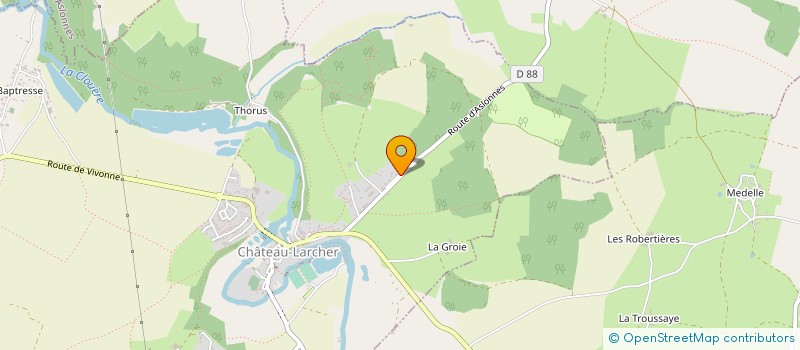 localisation de l'entreprise FREDEVICO  CHATEAU-LARCHER