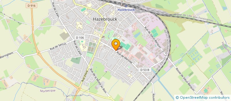 localisation de l'entreprise FREDEXPORT  HAZEBROUCK