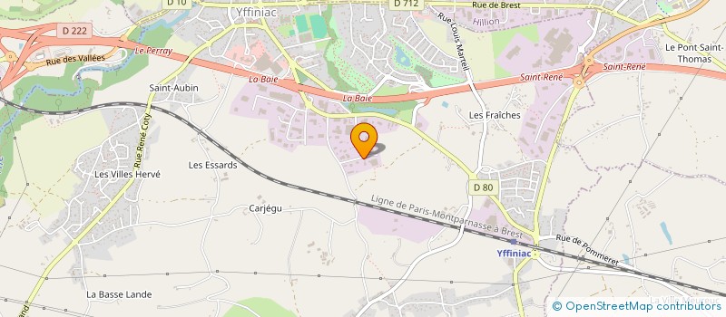 localisation de l'entreprise FREDFD à YFFINIAC