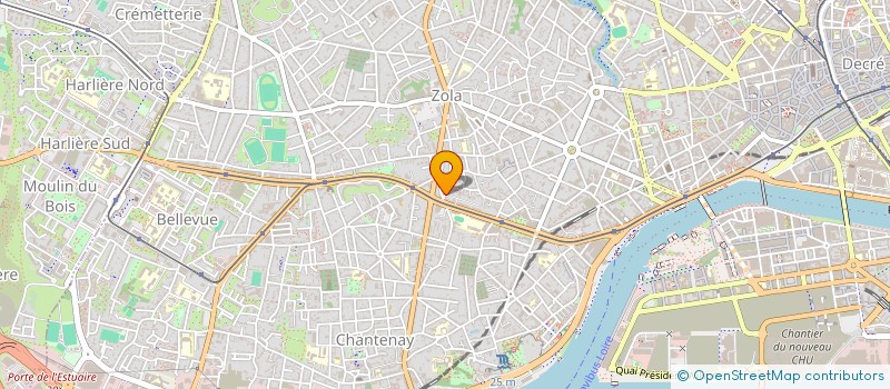 localisation de l'entreprise FREDFIN  NANTES