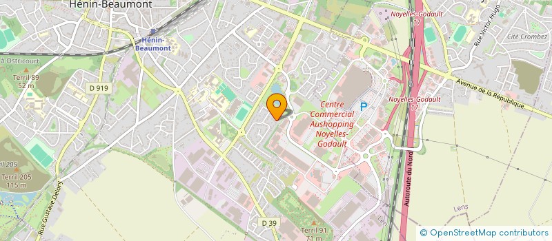 localisation de l'entreprise FREDFLO à HENIN-BEAUMONT