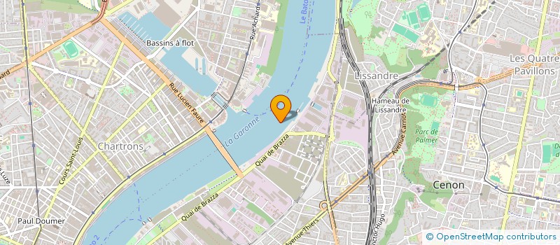 localisation de l'entreprise FREDI  BORDEAUX