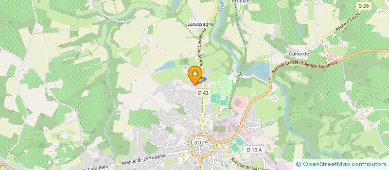 localisation de l'entreprise FREDIDA  EAUZE