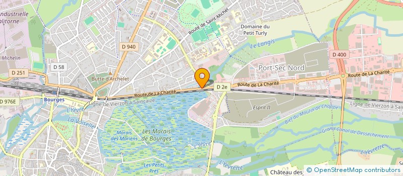 localisation de l'entreprise FREDILOC  BOURGES