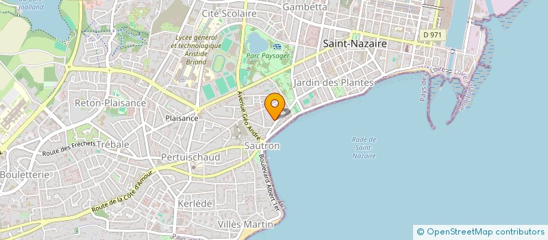 localisation de l'entreprise FREDIM à SAINT-NAZAIRE