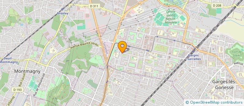 localisation de l'entreprise FREDIMMO  SARCELLES