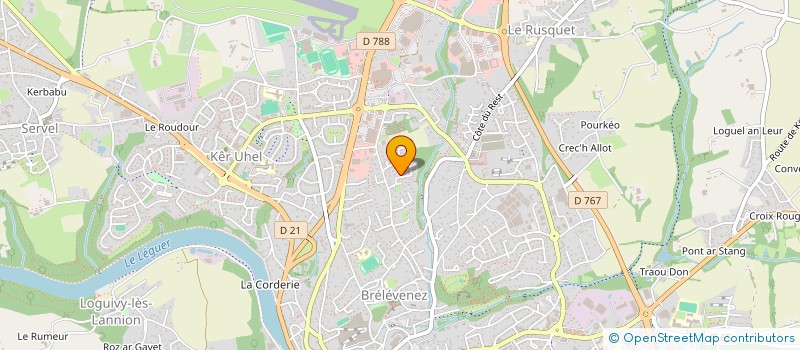 localisation de l'entreprise FREDIMMO  LANNION