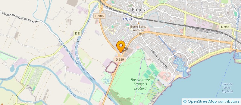 localisation de l'entreprise FREDIS BRICOLAGE à FREJUS