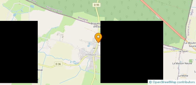 localisation de l'entreprise FREDISA  VILLEPOT