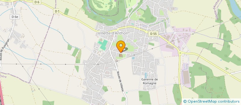 localisation de l'entreprise FREDLHIL  VILLETTE D'ANTHON