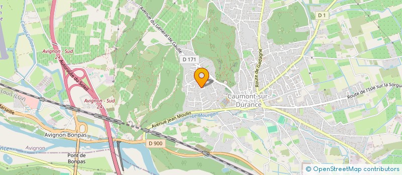 localisation de l'entreprise FREDLINE IMMO  CAUMONT-SUR-DURANCE