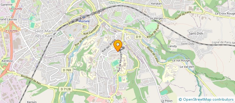 localisation de l'entreprise FREDLM HOLDING  MORLAIX