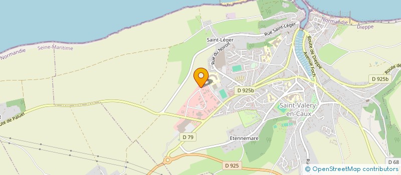 localisation de l'entreprise FREDMECA76 à SAINT-VALERY-EN-CAUX