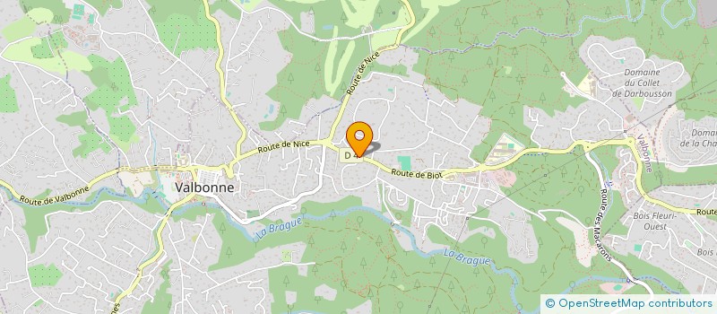 localisation de l'entreprise FREDO SOFTWARE PRO à VALBONNE