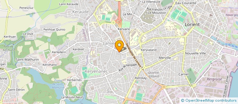 localisation de l'entreprise FREDOLI 18 à LORIENT