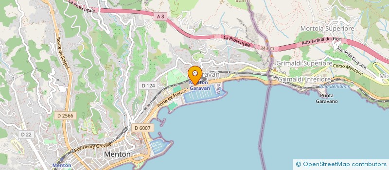 localisation de l'entreprise FREDOMAG  MENTON