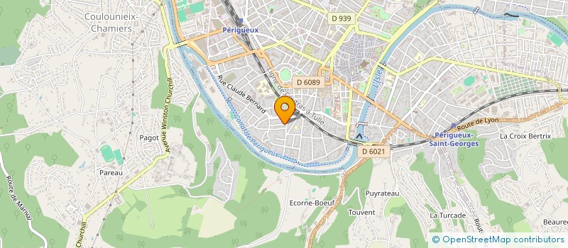 localisation de l'entreprise FREDON LOGISTIQUE INTERNATIONAL à PERIGUEUX