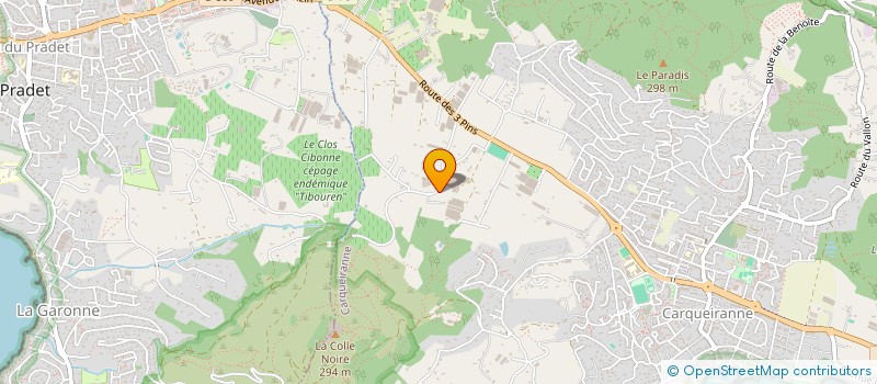 localisation de l'entreprise FREDON MILLE ET UN JARDINS  CARQUEIRANNE